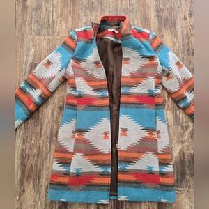 Young Threads Western Aztec Style Jacket Size Small